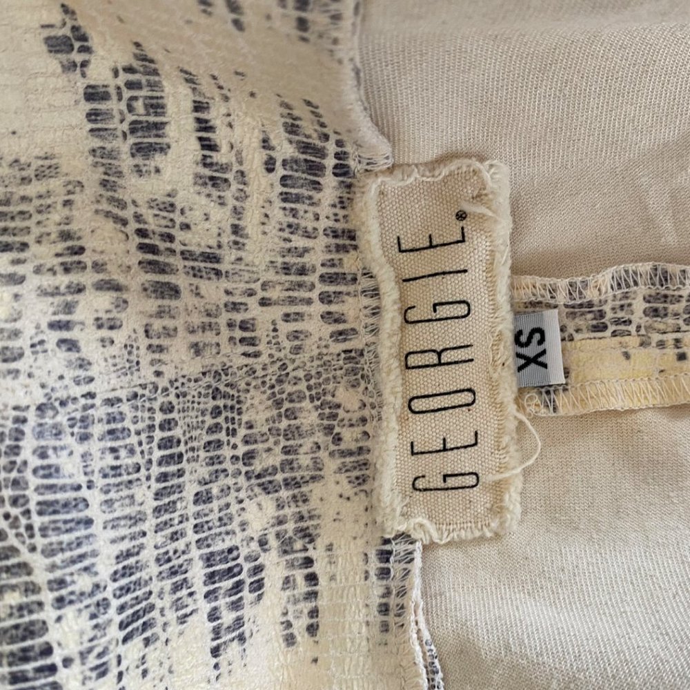 Georgie Python By Intermix Jacket Xs - image 6